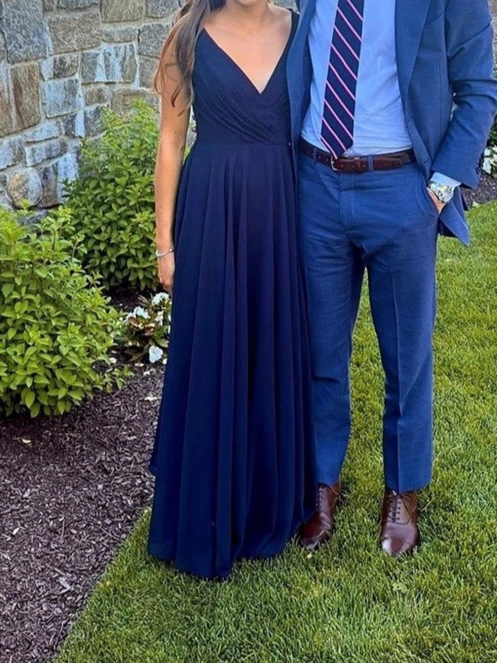 Navy Jenny Yoo Bridesmaid Dress
